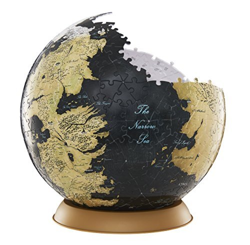4D Cityscape - Game of Thrones - 3D Westeros and Essos Globe Puzzle - 9-inch - Helen of New York