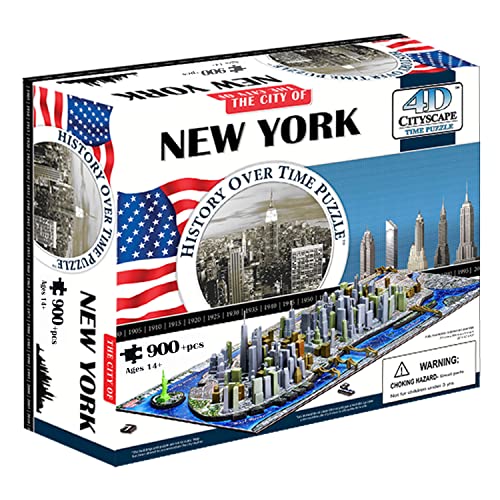 4D Cityscape - New York City Skyline Time Puzzle - Helen of New York