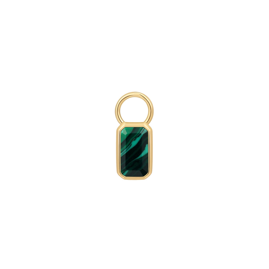 Ania Haie - Gold Faceted Green Earring Charm - Helen of New York