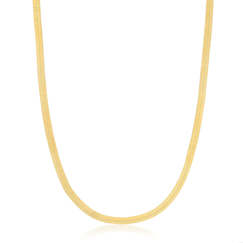 Ania Haie - Gold Flat Snake Chain Necklace - Helen of New York