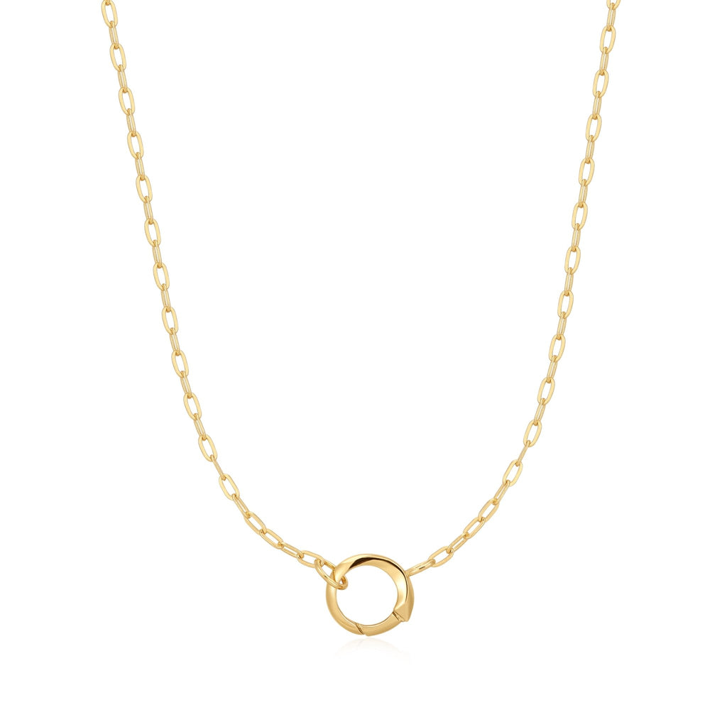 Ania Haie - Gold Mini Link Charm Chain Connector Necklace - Helen of New York