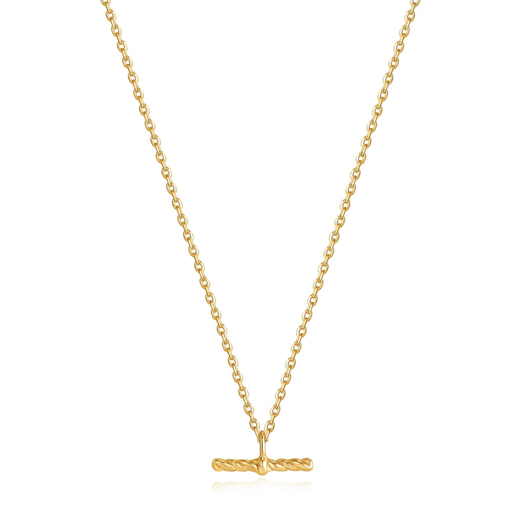 Ania Haie - Gold Rope T - Bar Necklace - Helen of New York