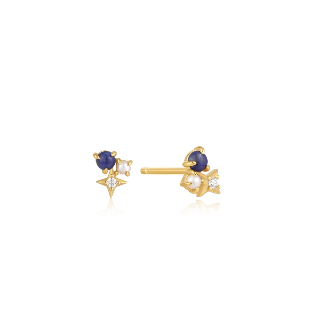 Ania Haie - Lapis Star Stud Earrings - Helen of New York