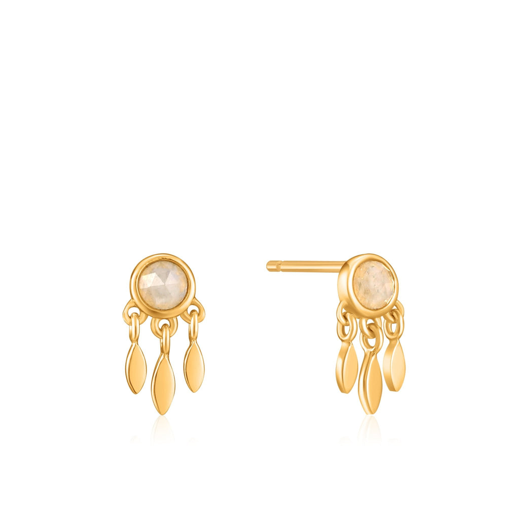 Ania Haie - Midnight Fringe Stud Earrings - Helen of New York