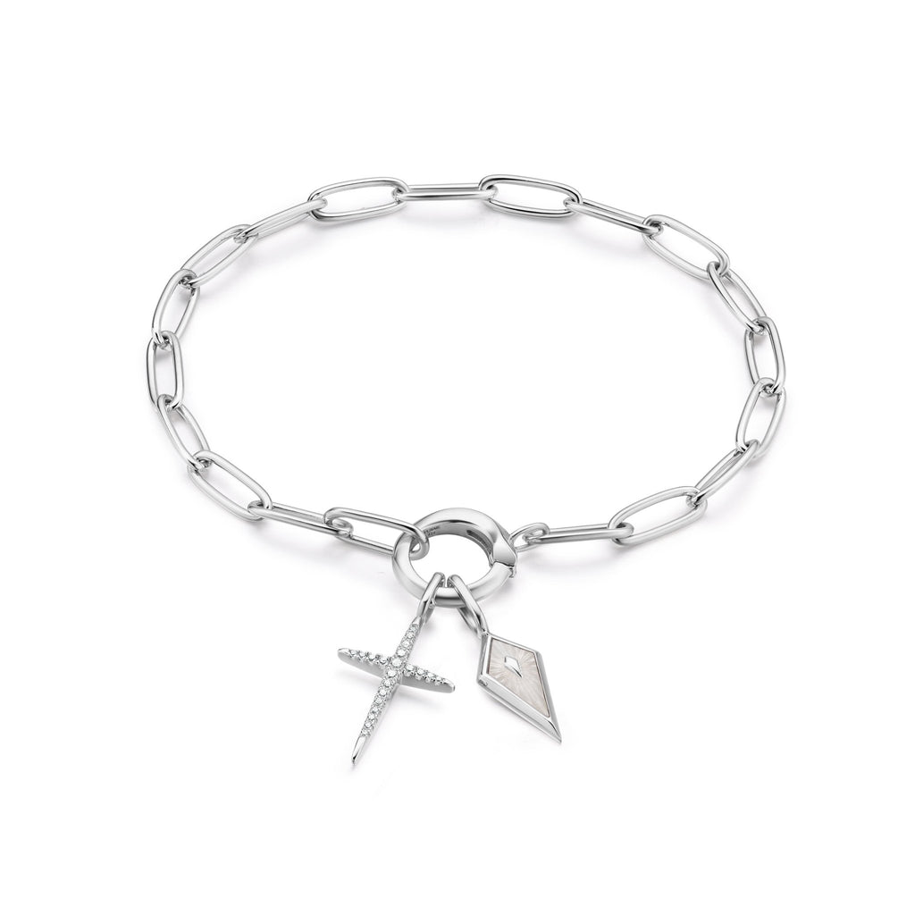 Ania Haie - Silver Reflections Charm Bracelet - Helen of New York