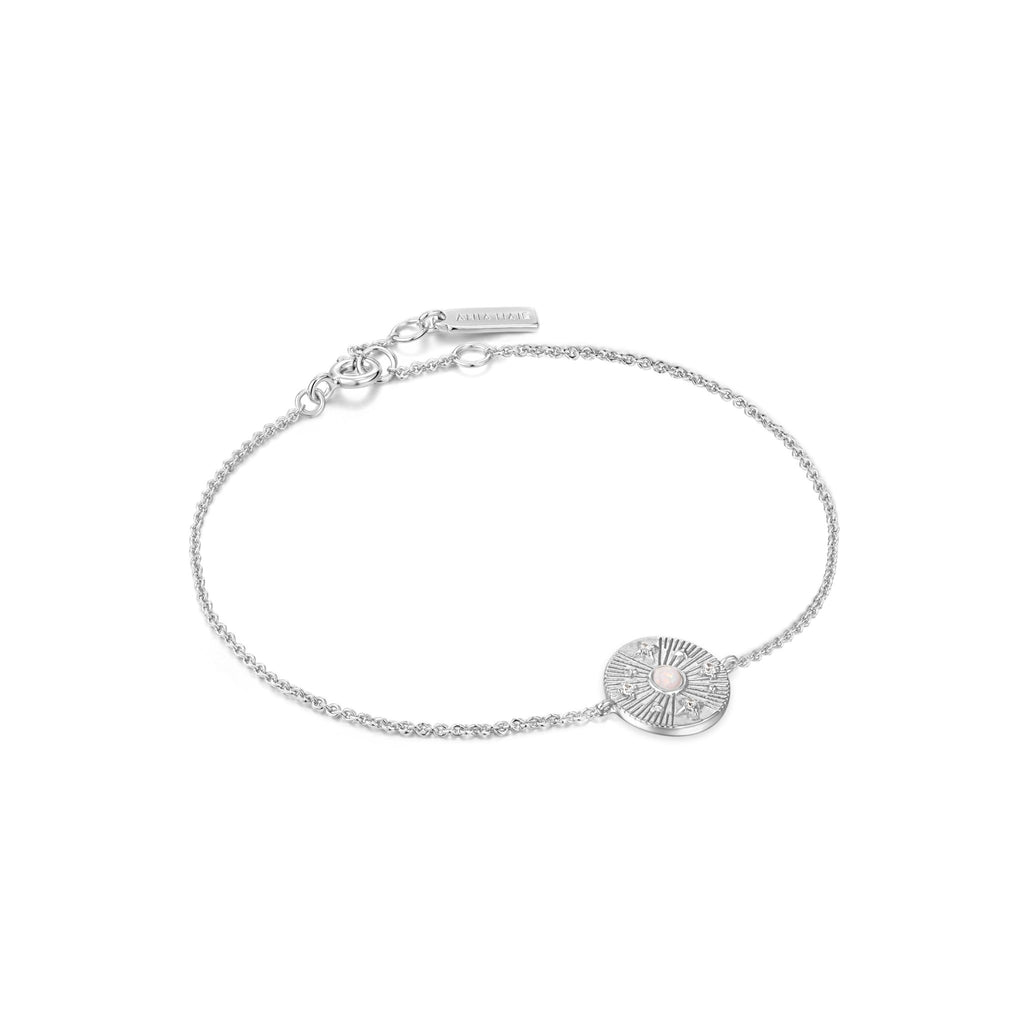 Ania Haie - Silver Scattered Stars Kyoto Opal Disc Bracelet - Helen of New York