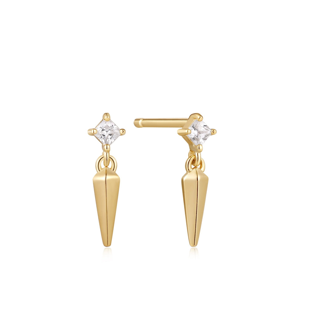 Ania Haie - Sparkle Spike Stud Earrings - Helen of New York