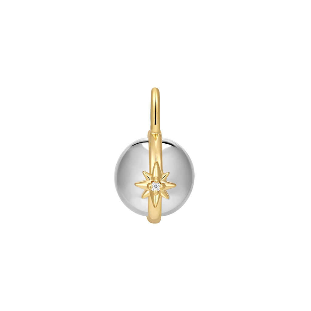 Ania Haie - Two Tone Celestial Sphere Necklace Charm - Helen of New York
