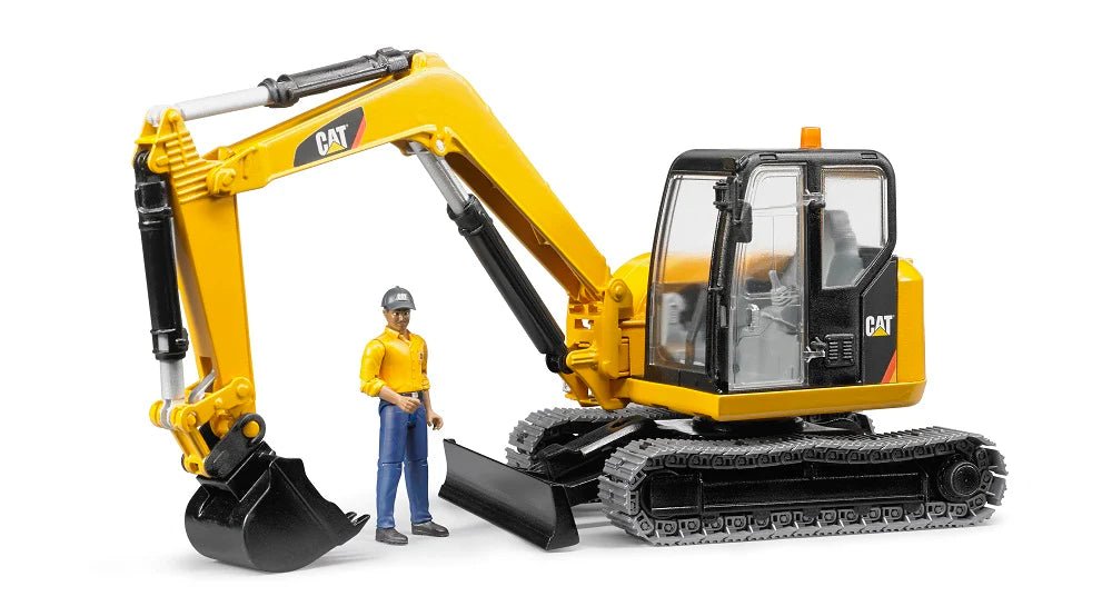 Bruder - CAT Mini Excavator w/ Worker - Helen of New York