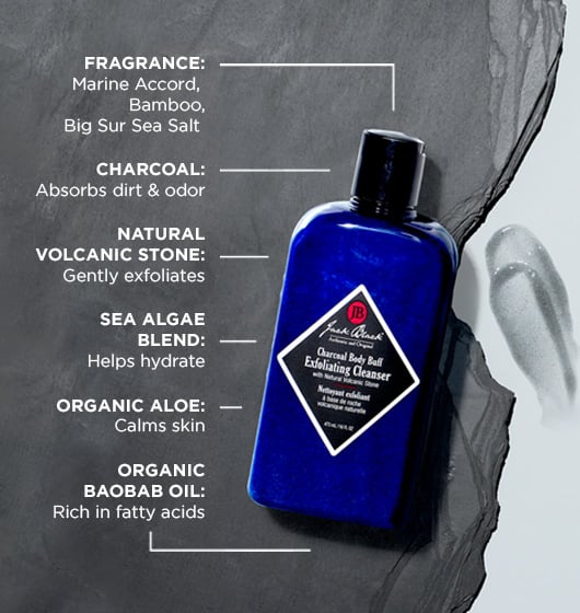 Charcoal Body Buff Exfoliating Cleanser - Helen of New York