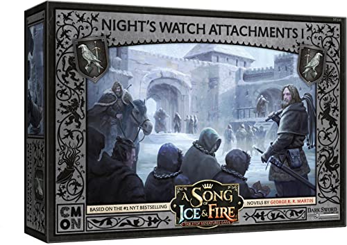 CMON - Strategy Game for Teens and Adults - A Song of Ice and Fire Tabletop Miniatures Game Night's Watch Attachments I BOX SET - Helen of New York