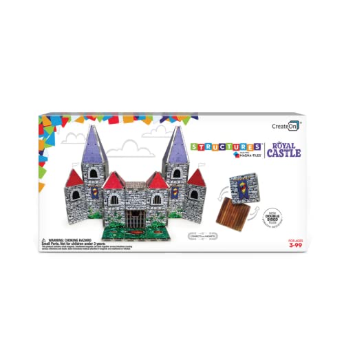 CreateOn - Magna-Tiles Structure-Building Set for Kids - Ages 3+ - 53 Pieces - Helen of New York