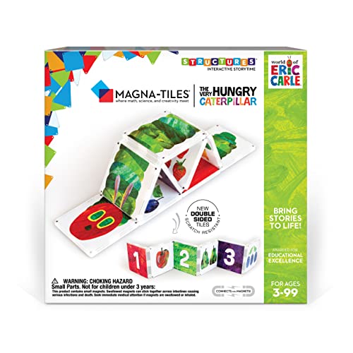 CreateOn - Magna-Tiles The Very Hungry Caterpillar Toys - Ages 3+ - 16 Pieces - Helen of New York