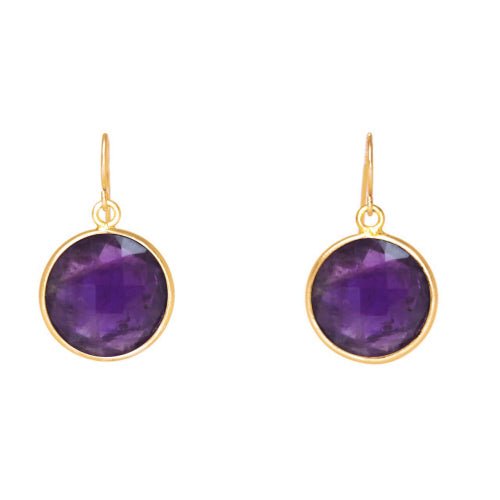 E. Newton - Regal Drop Gold - Amethyst - Helen of New York