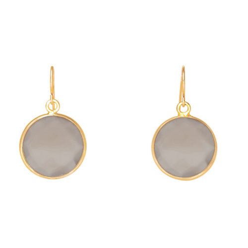 E. Newton - Regal Drop Gold - Gray Moonstone - Helen of New York