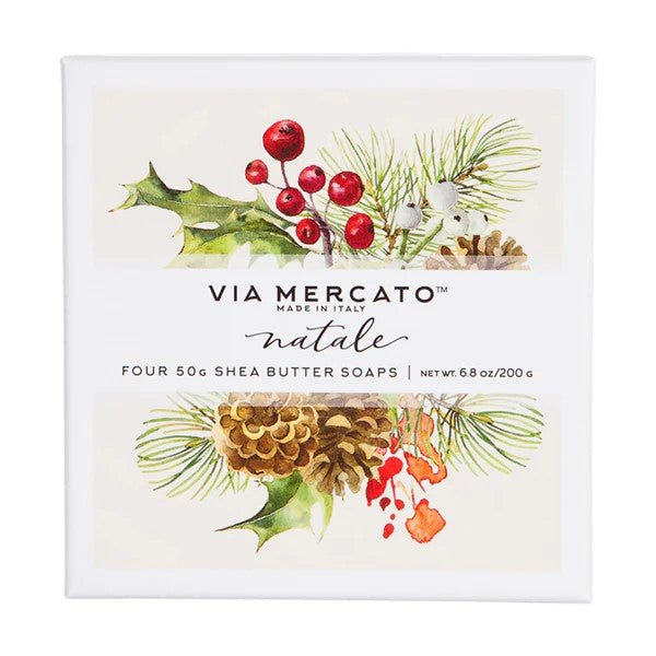 European Soaps - Via Mercato Natale Gift Set (50G Soap X 4) - Helen of New York