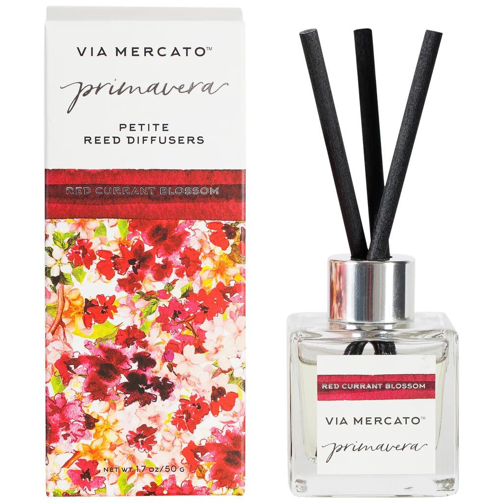 European Soaps - Vm - Primavera - Petite Reed Diffuser - Red Currant Blossom - Helen of New York