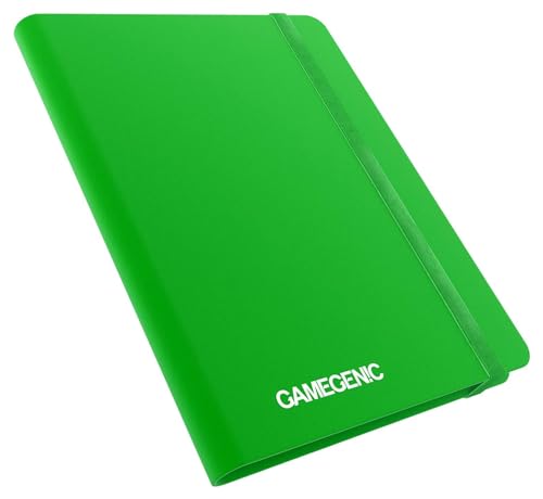 Gamegenic - Casual Album 18-Pocket - Premium Card Game Protector - Green Color - Helen of New York