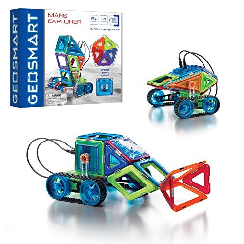 GeoSmart - Mars Explorer STEM-Focused GeoMagnetic Vehicle Building Set - Helen of New York