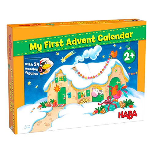 HABA - My Very First Advent Calendar with 24 Farmyard Themed Wooden Animals - Helen of New York