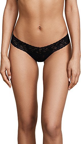 Hanky Panky - Women's Petite Signature Lace Low Rise Thong - Black - One Size - Helen of New York