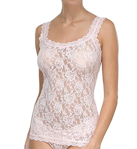Hanky Panky - Women's Signature Lace Unlined Cami - Bliss Pink - Large - Helen of New York