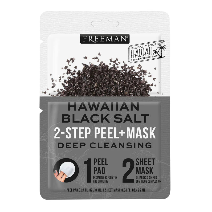 Hawaiian Black Salt 2-Step Peel & Beauty Mask - Helen of New York