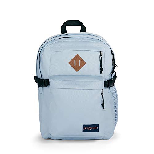 JanSport - Main Campus Backpack Laptop Sleeve and Dual Water Bottle Pockets - Blue Dusk - Helen of New York