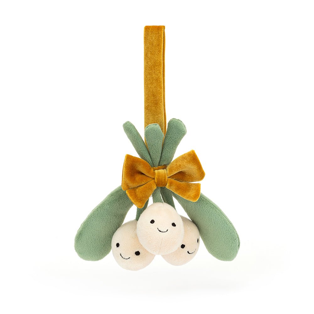 Jellycat - Amuseable Cream Mistletoe (2023) - Helen of New York