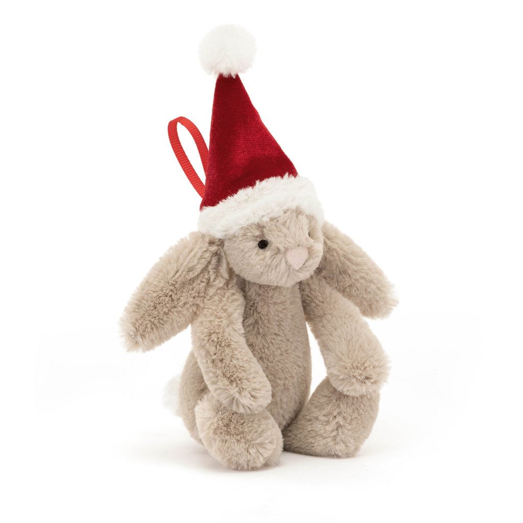 Jellycat - Bashful Christmas Bunny Decoration - Helen of New York