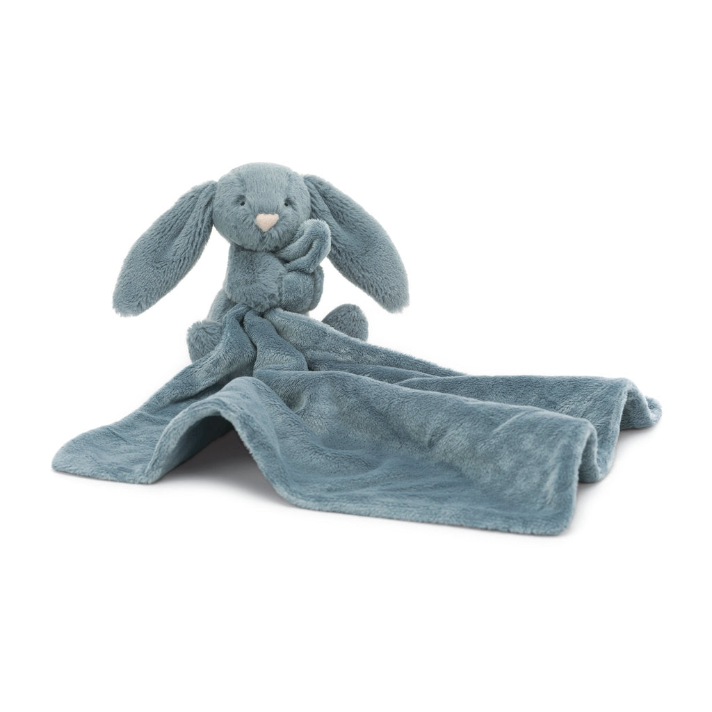 Jellycat - Bashful Dusky Blue Bunny Soother - Helen of New York