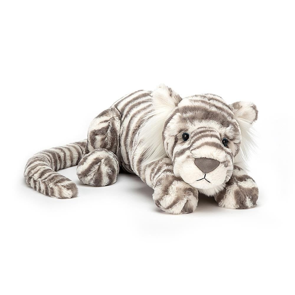 JellyCat - Sacha Snow Tiger - Large - Helen of New York