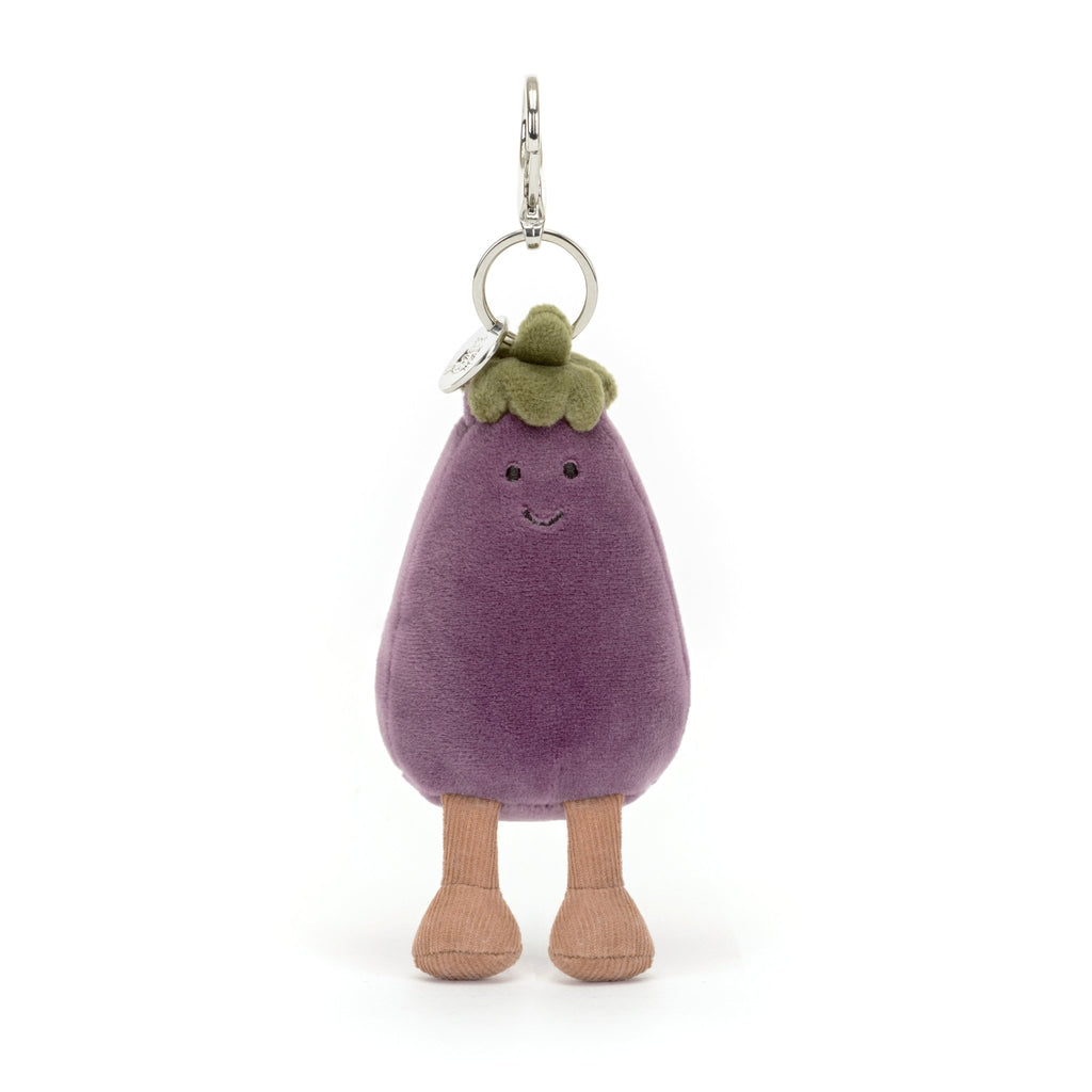 JellyCat - Vivacious Eggplant Bag Charm - Helen of New York