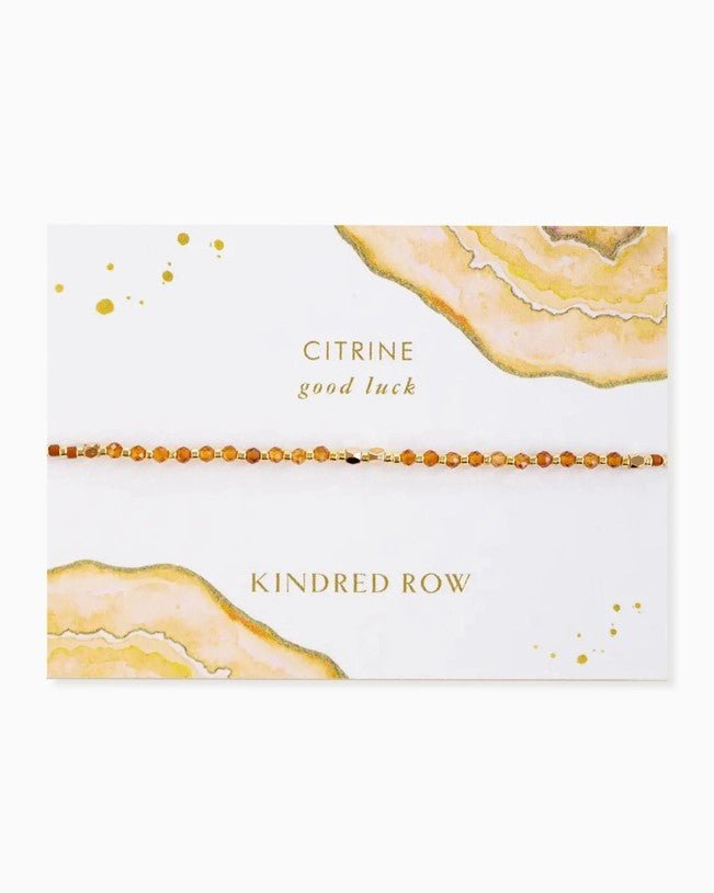 Kindred Row - Healing Gemstone Stacking Bracelet Citrine - Helen of New York