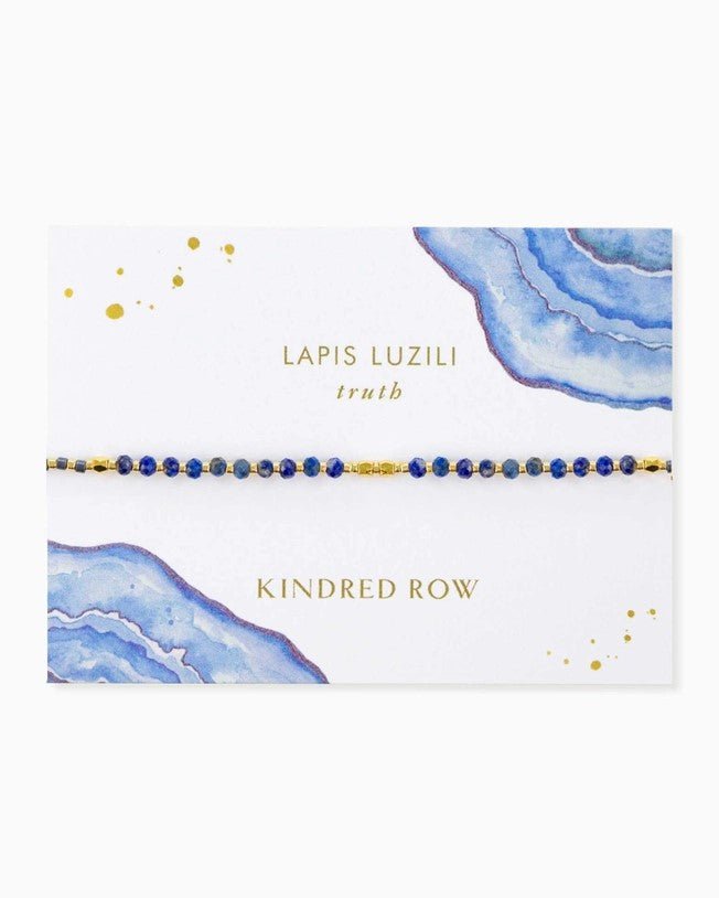 Kindred Row - Healing Gemstone Stacking Bracelet Lapis Lazuli - Helen of New York