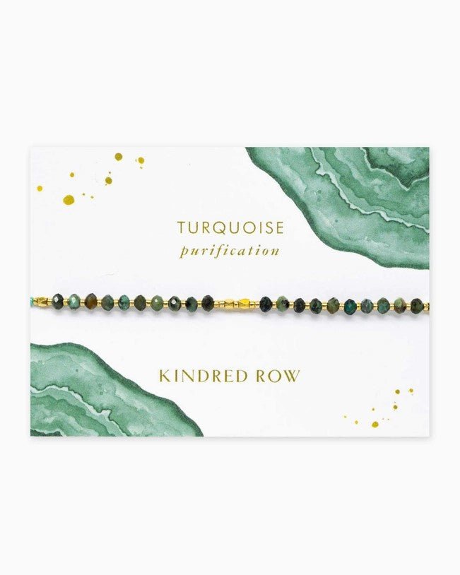 Kindred Row - Healing Gemstone Stacking Bracelet Turquoise - Helen of New York