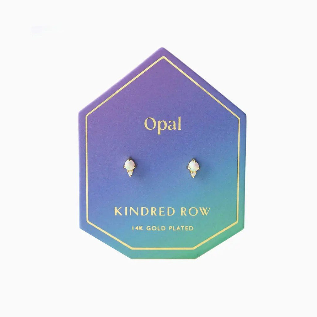 Kindred Row - Opal Gemstone Stud Earrings - Helen of New York