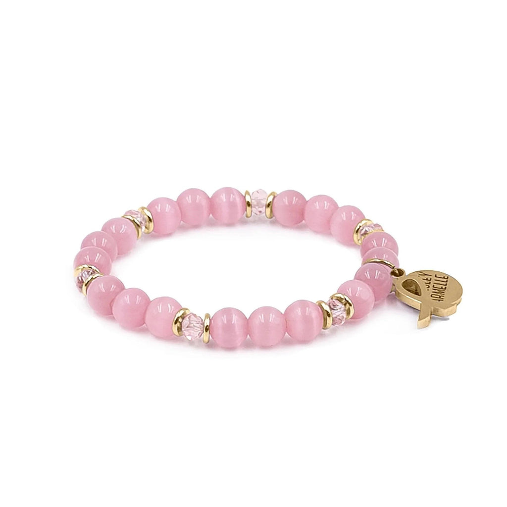 Kinsley Armelle - Awareness Collection Pink Bracelet L/XL - Helen of New York