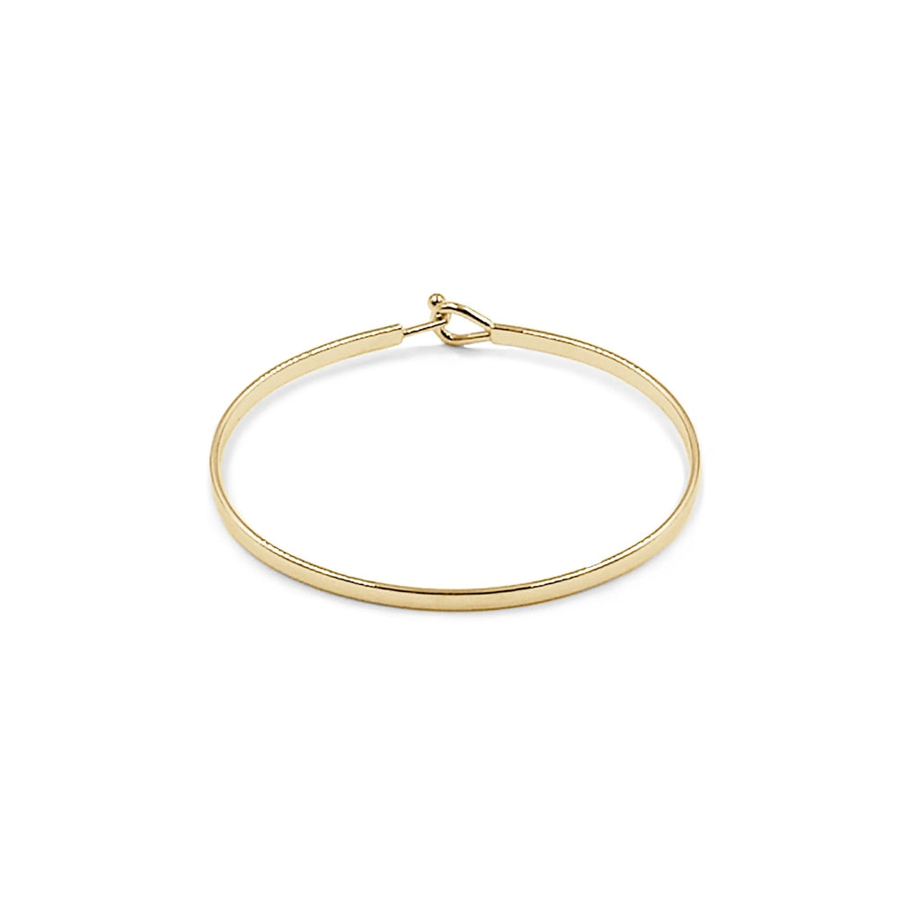 Kinsley Armelle - Cuff Collection - Gold Bracelet 3Mm S/M - Helen of New York