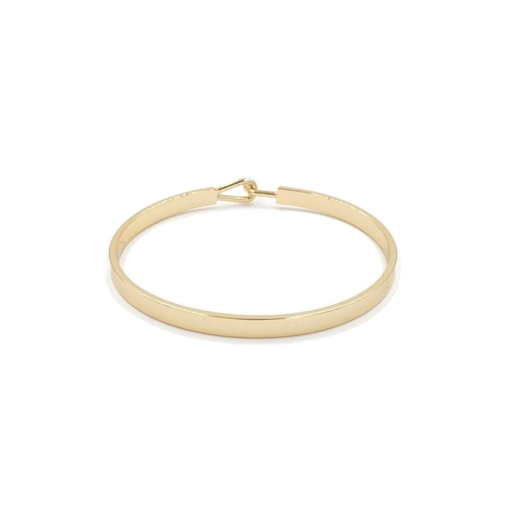 Kinsley Armelle - Cuff Collection - Gold Bracelet 4Mm S/M - Helen of New York