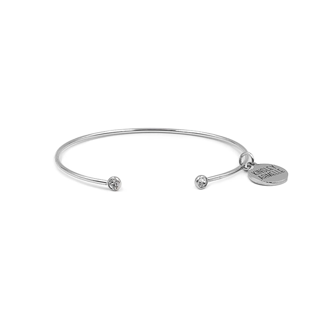 Kinsley Armelle - Goddess Collection - Silver Adira Bracelet - Helen of New York