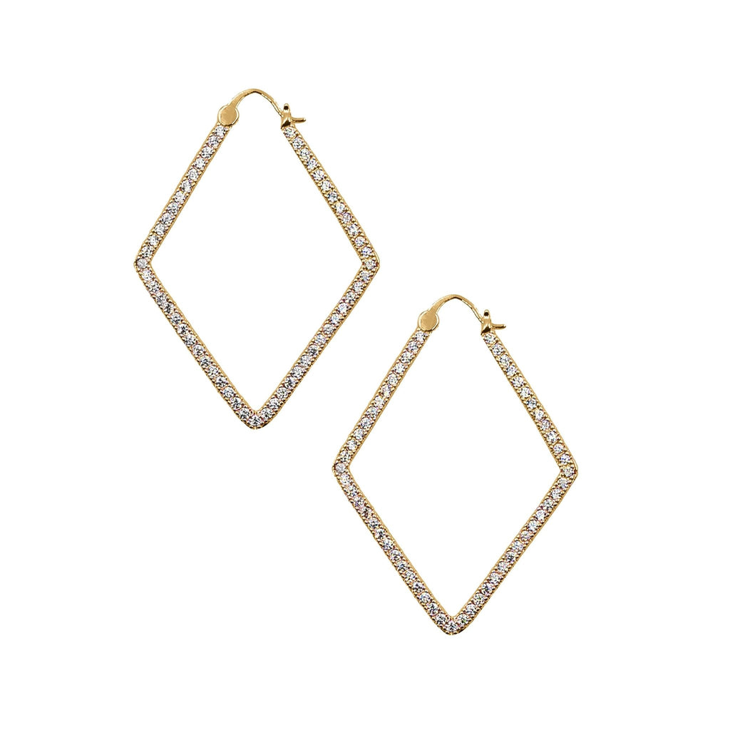 Kinsley Armelle - Gold Bling Maddox Earrings - Helen of New York