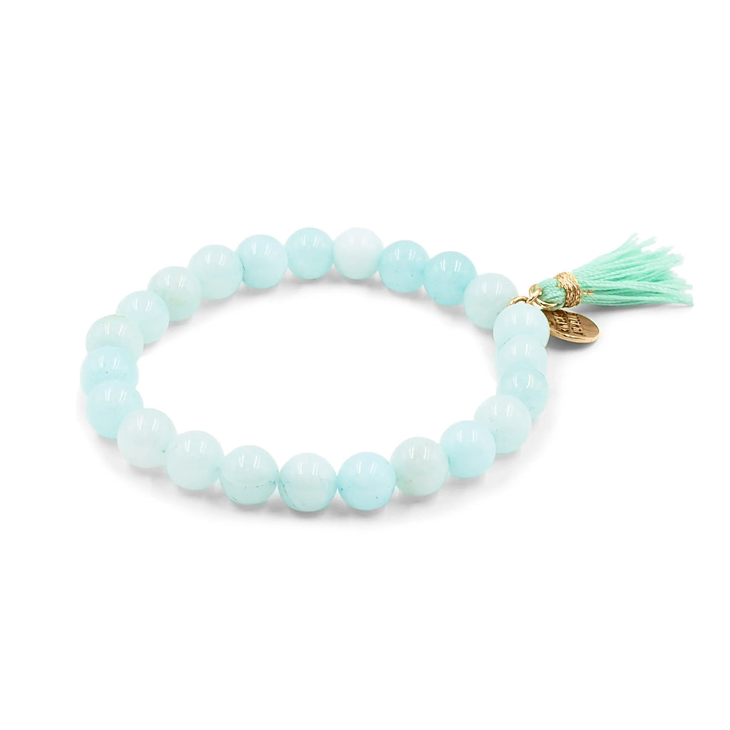 Kinsley Armelle - Tassel Collection Mint Bracelet - Helen of New York