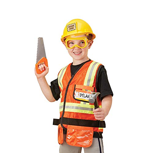 Melissa & Doug - Construction Worker Role Play Costume Set - Helen of New York