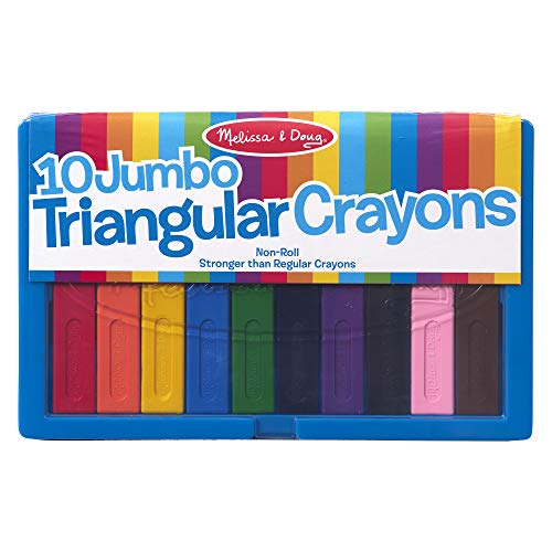 Melissa & Doug - Jumbo Triangular Crayons - 10-Pack - Helen of New York
