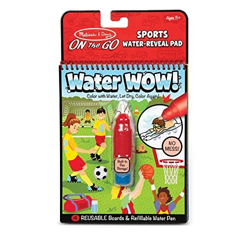 Melissa & Doug - Reusable Water-Reveal Coloring Activity Pad - Ages 3+ - Helen of New York