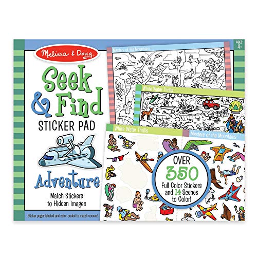 Melissa & Doug - Seek & Find Sticker Pad - 4+ years - Adventure - Helen of New York