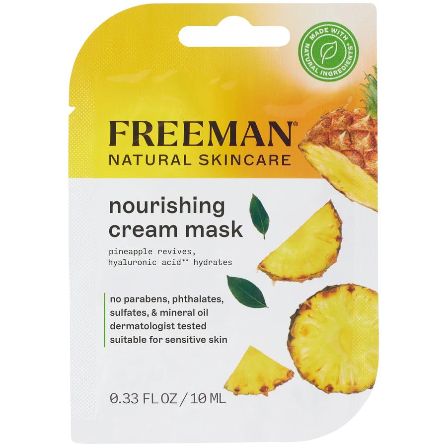 Natural Skincare Nourishing Pineapple & Hyaluronic Acid Cream Mask - Helen of New York