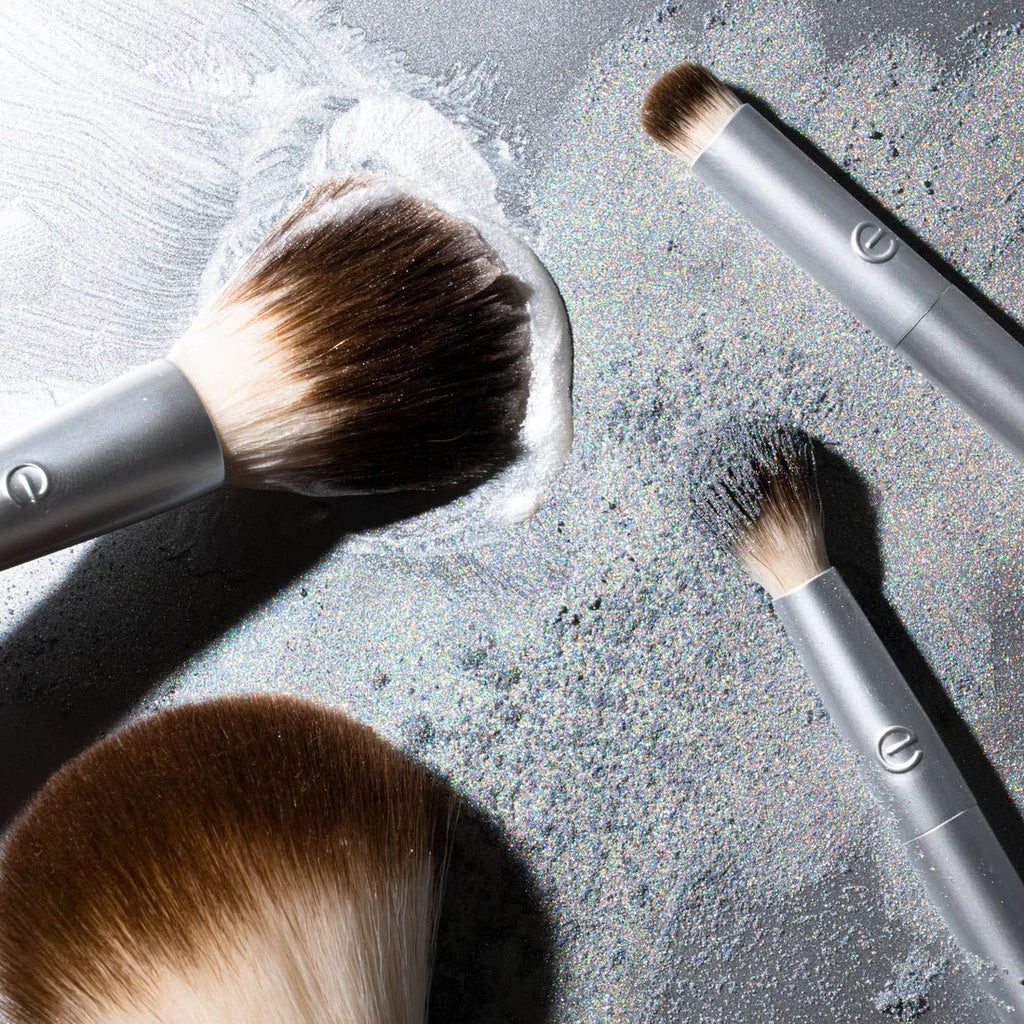 Precious Metals Cheek + Eye Highlight Makeup Brush Set - Helen of New York