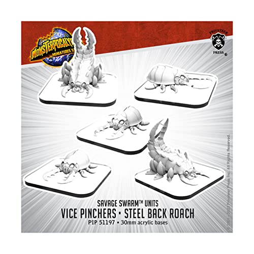 Privateer Press - Monsterpocalypse: Savage Swarm Units Vice Pinchers & Steelback Roaches - Helen of New York